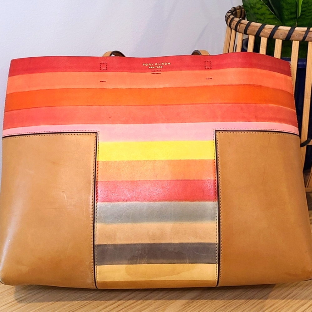 Tory Burch Block T degrade Tote bag